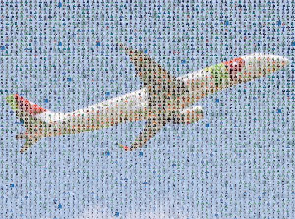 Plane photo mosaic