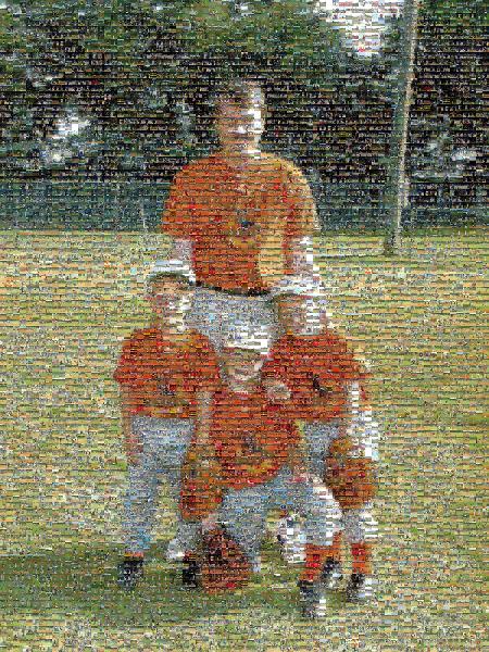 Baseball Crew photo mosaic