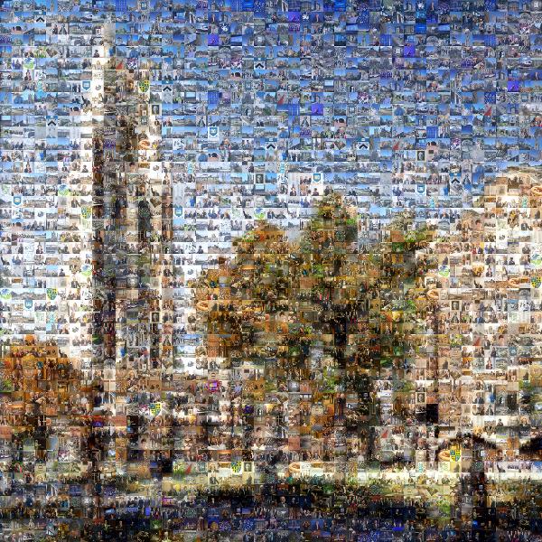 Beautiful Campus photo mosaic
