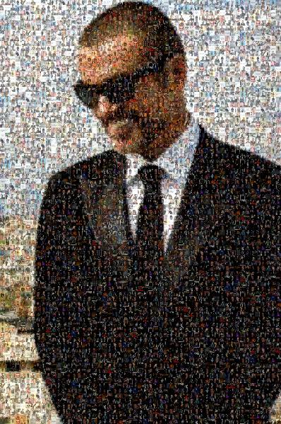 George Michael photo mosaic