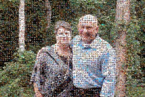 Loving Grandparents photo mosaic
