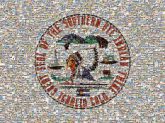 Seal of the Southern UTE badges seals emblems logos shapes circles text words letters titles names illustrations graphics symbols drawings