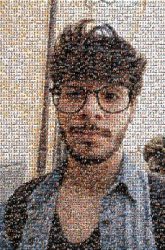 selfie, portrait, mosaic, male, glasses, face, pictures, photos 