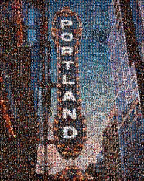 Portland Theater photo mosaic