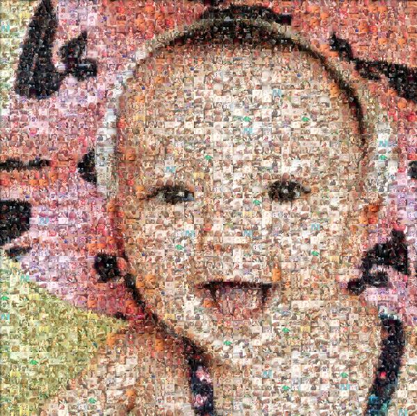 Smiling Baby photo mosaic