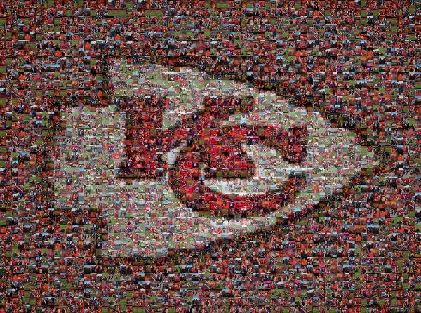 Kansas City Chiefs photo mosaic