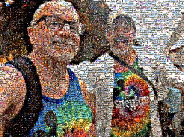 Disneyland Selfie photo mosaic