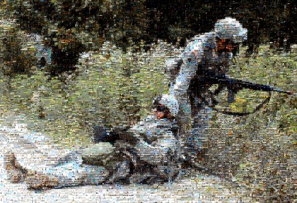 Two Soldiers photo mosaic