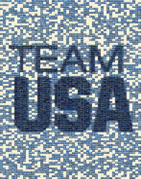 Team USA photo mosaic