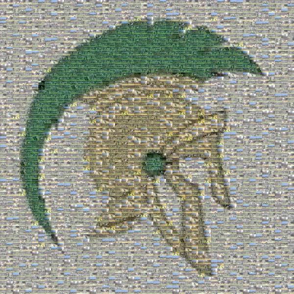Trojans photo mosaic