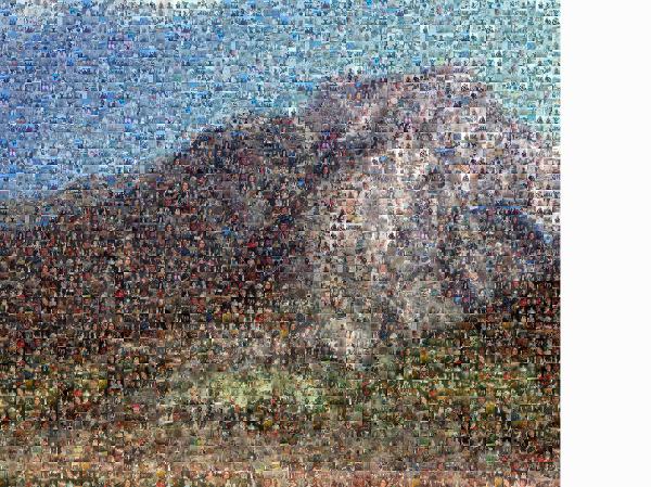 Heart Mountain photo mosaic