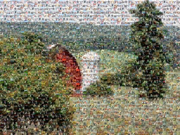 Countryside  photo mosaic