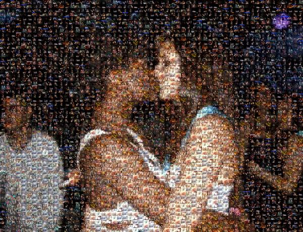 A Tender Moment photo mosaic