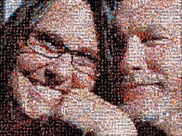 Fun Couple photo mosaic