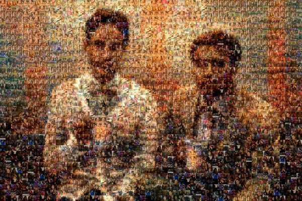 Troy and Abed photo mosaic