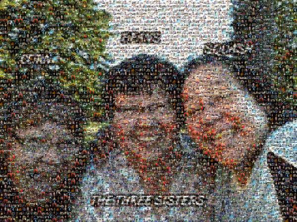 Sister Selfie photo mosaic