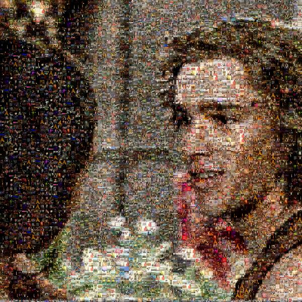 Surprised Man photo mosaic