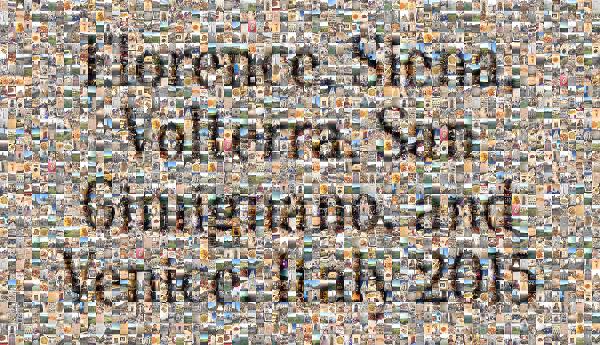 Italy 2015 photo mosaic