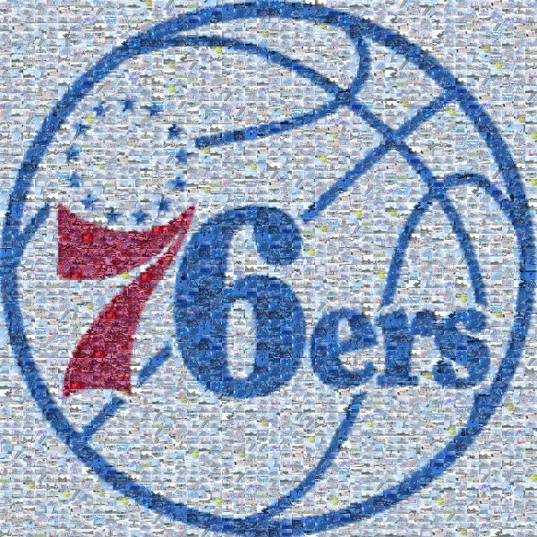 The 76ers photo mosaic
