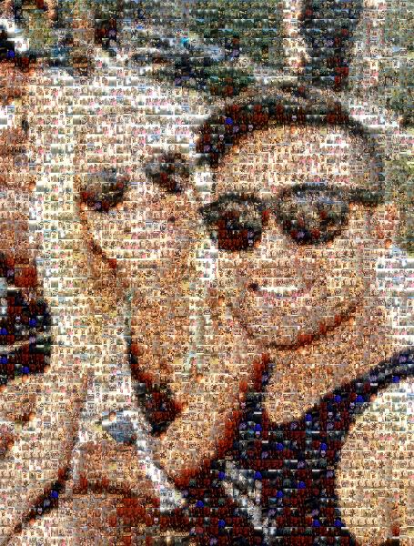 Couple in the Sun photo mosaic