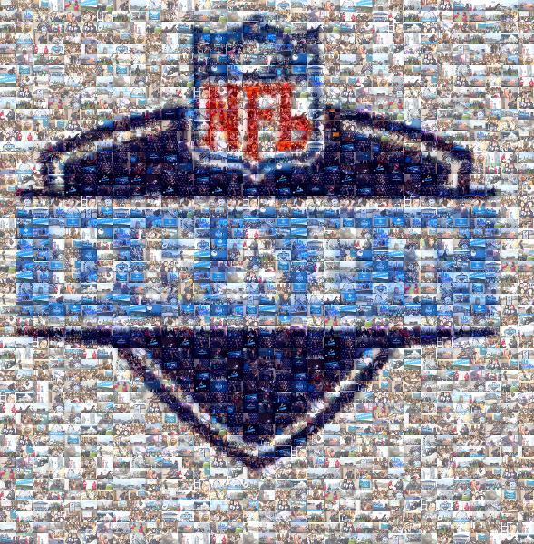 NFL Draft photo mosaic