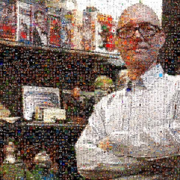 Office Portrait  photo mosaic