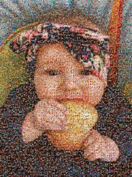 Baby Nibble photo mosaic