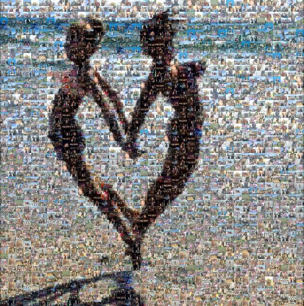 Heart Shaped People photo mosaic
