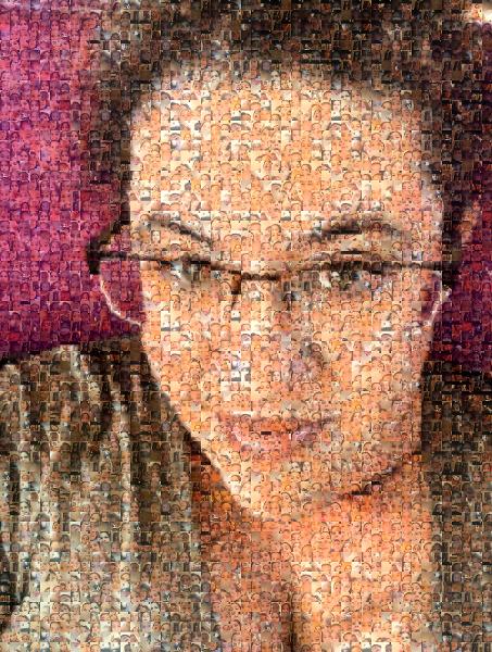 A Relaxed Selfie photo mosaic