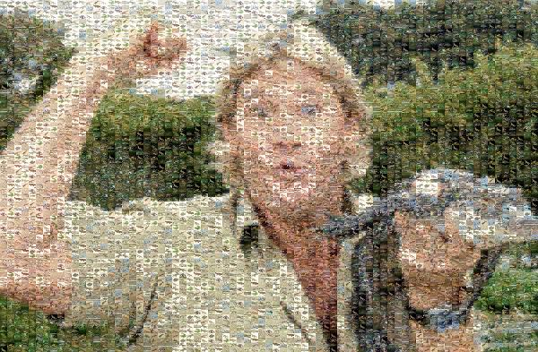 Steve Irwin Tribute photo mosaic
