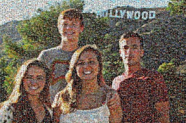 Hollywood Vacation photo mosaic