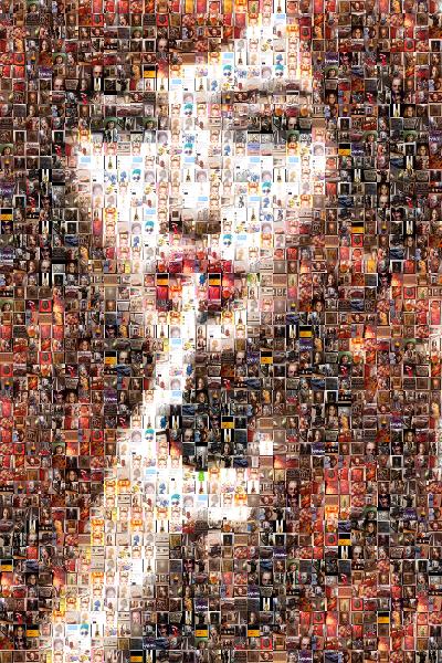 Stylish Woman photo mosaic