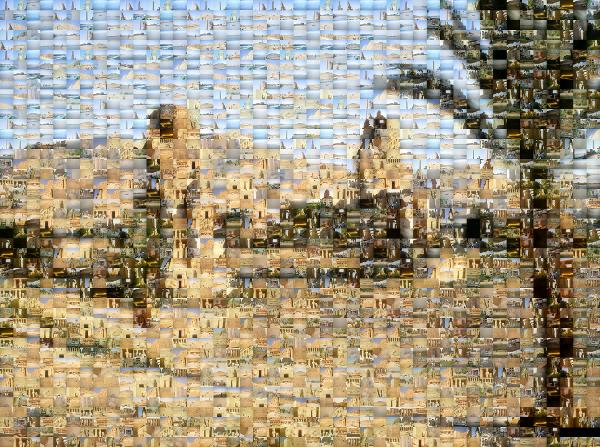 Trip to Greece photo mosaic