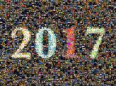 2017 years numbers memories text simple new 
