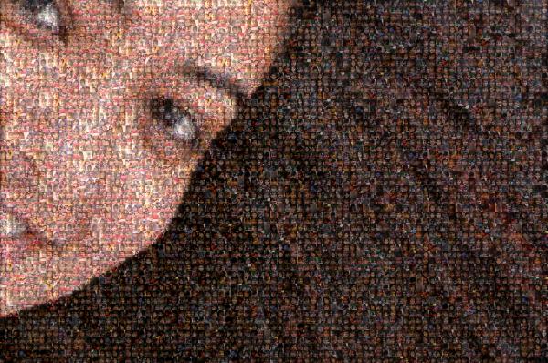 A Young Woman photo mosaic