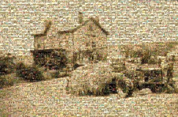 An Old Farm House photo mosaic