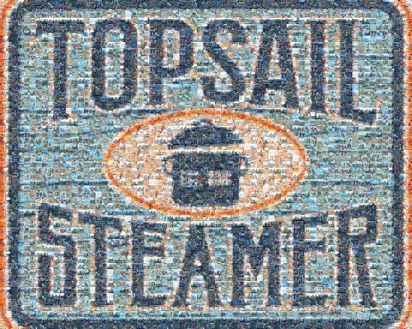 Topsail Steamer photo mosaic