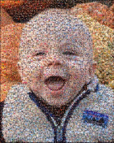 A Smiling Child photo mosaic