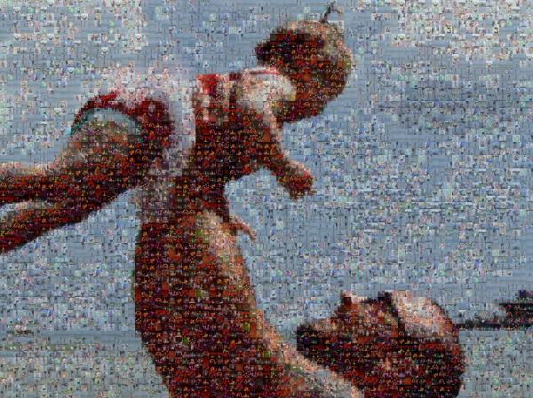 Father's Day photo mosaic