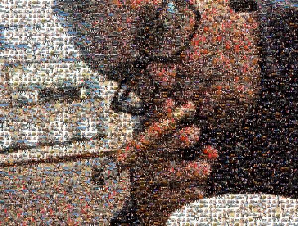 Man With Stogie photo mosaic