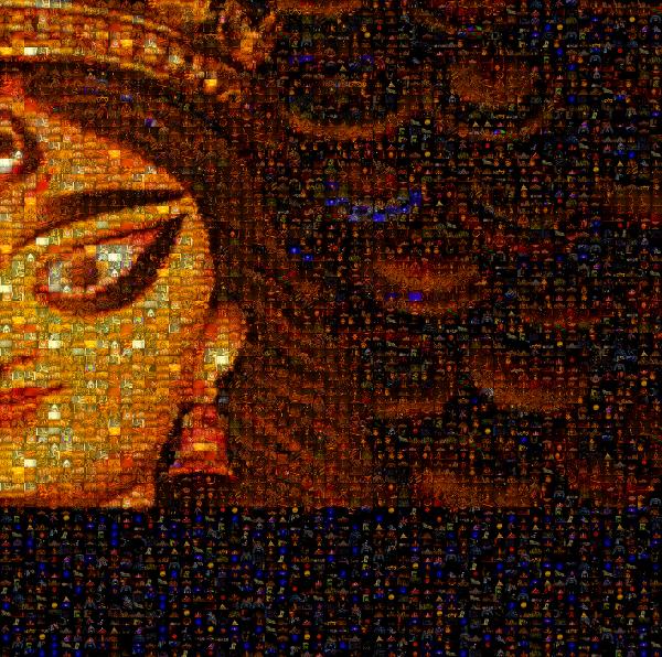 Durga photo mosaic