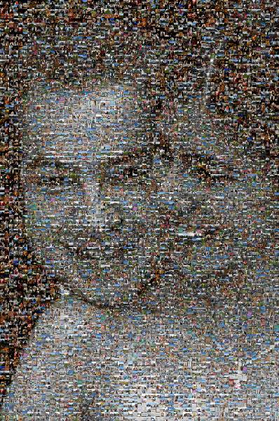 A Couple in Love photo mosaic