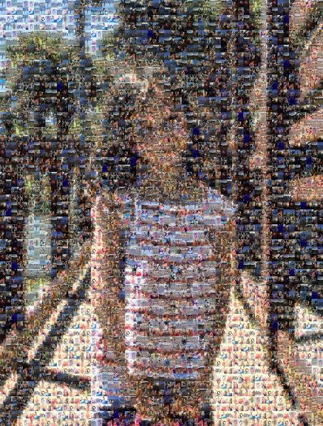 A Sweet Little Girl photo mosaic