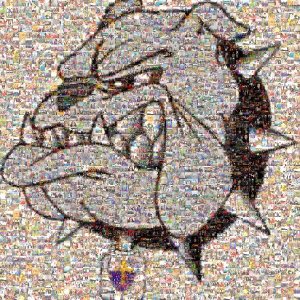 Bulldog photo mosaic