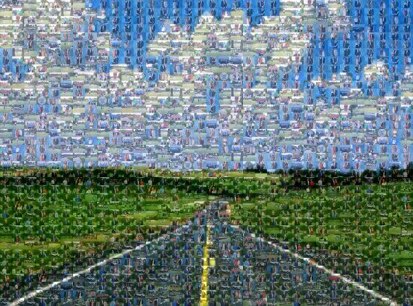 The Open Road photo mosaic