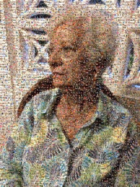 Grandmother photo mosaic