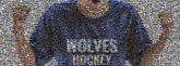 wolves hockey sports teams text shirts people
