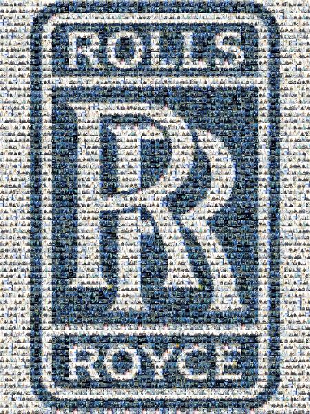 Rolls Royce photo mosaic