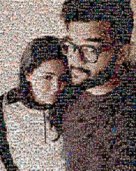Selfie Faces photo mosaic