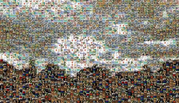 Overcast photo mosaic